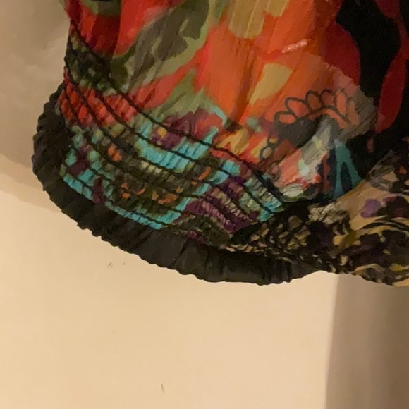 Fashion Bug sheer paisley tunic caftan plus size 1X - Picture 5 of 13